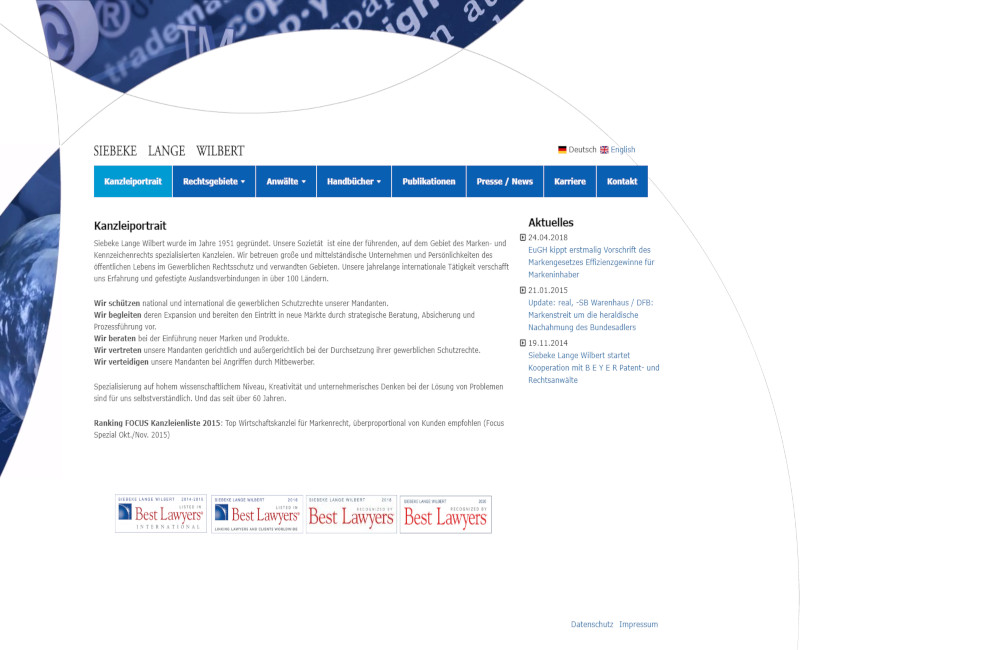 RA Siebeke Lange Wilbert Website