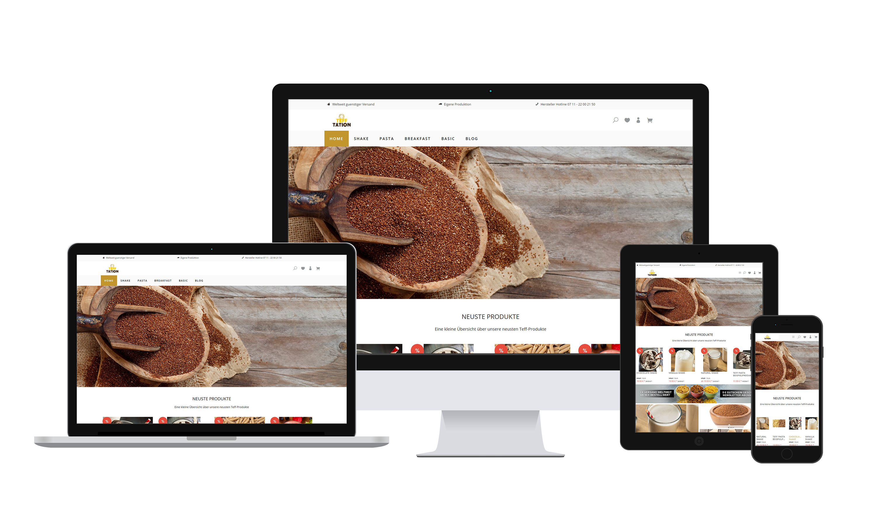 Teff Taton Onlineshop