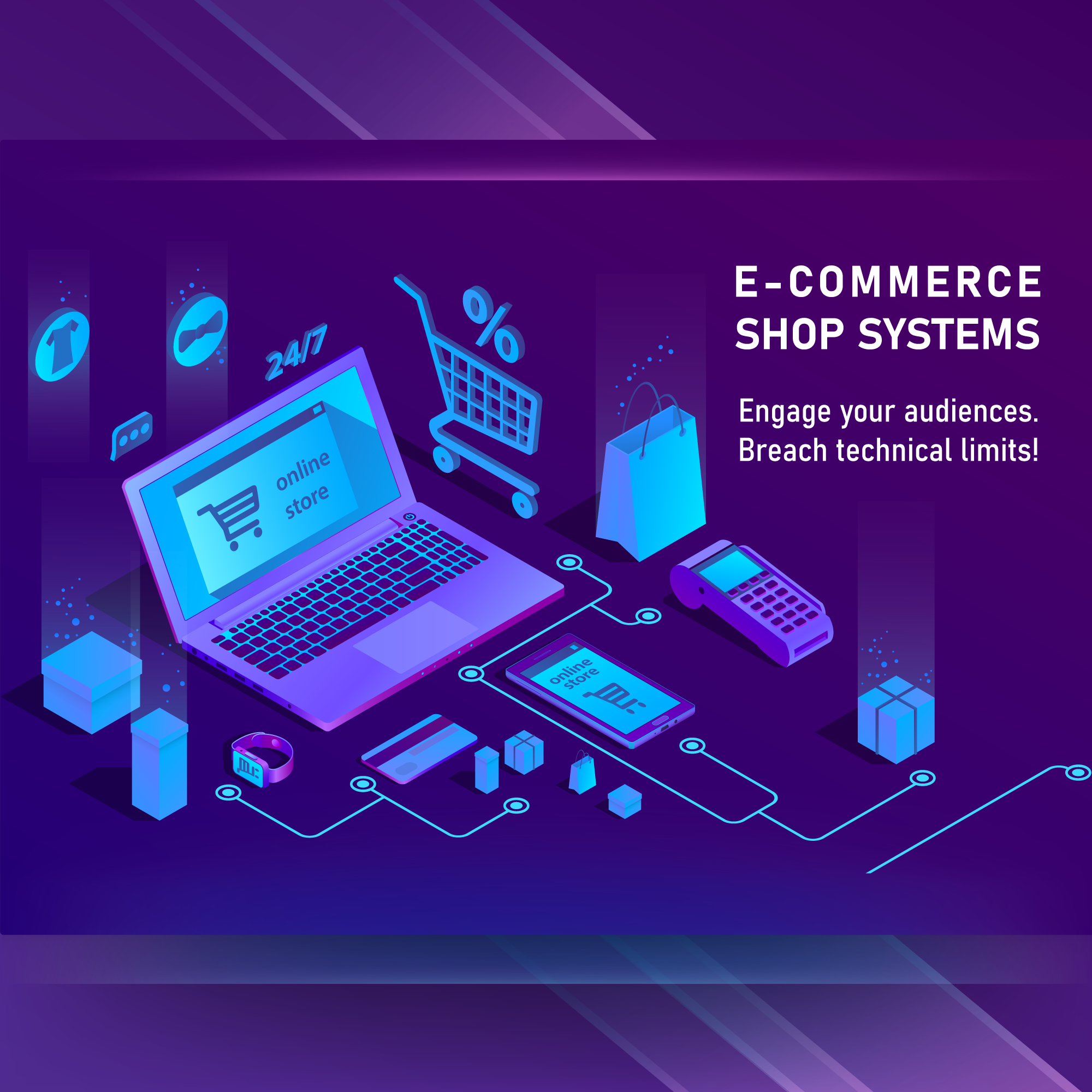 SERVICES 3 E-Commerce Shop Systeme mit Sea Magnet